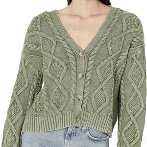 Lucky Brand Cable Knit Cardigan